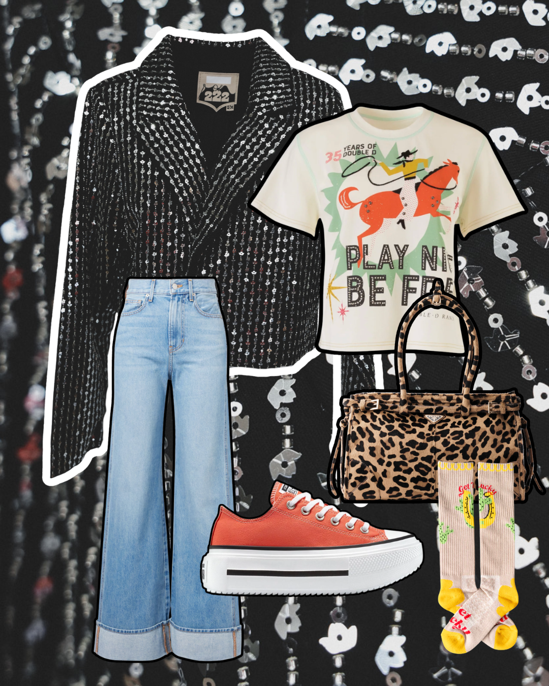HOWDY SEQUINS BLAZER