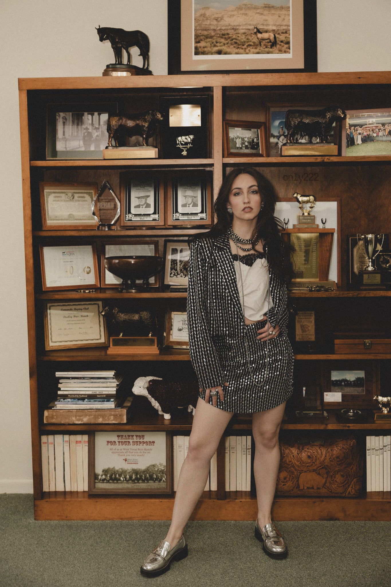 HOWDY SEQUINS BLAZER