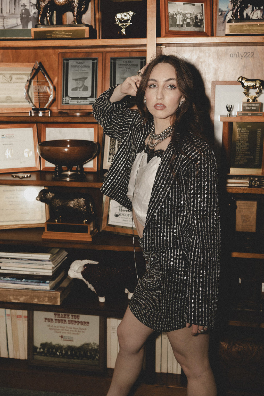 HOWDY SEQUINS BLAZER