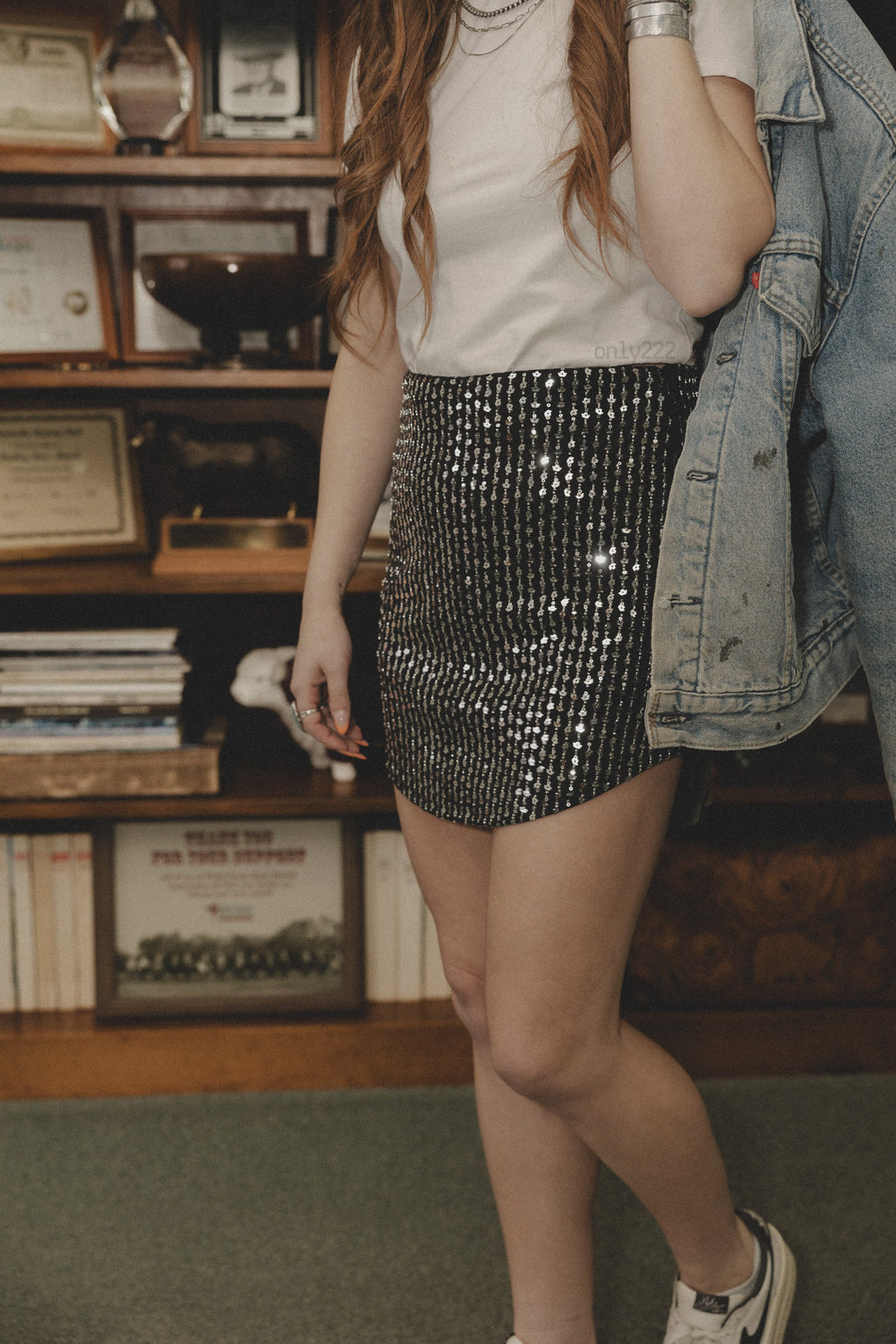 HOWDY SEQUINS SKORT