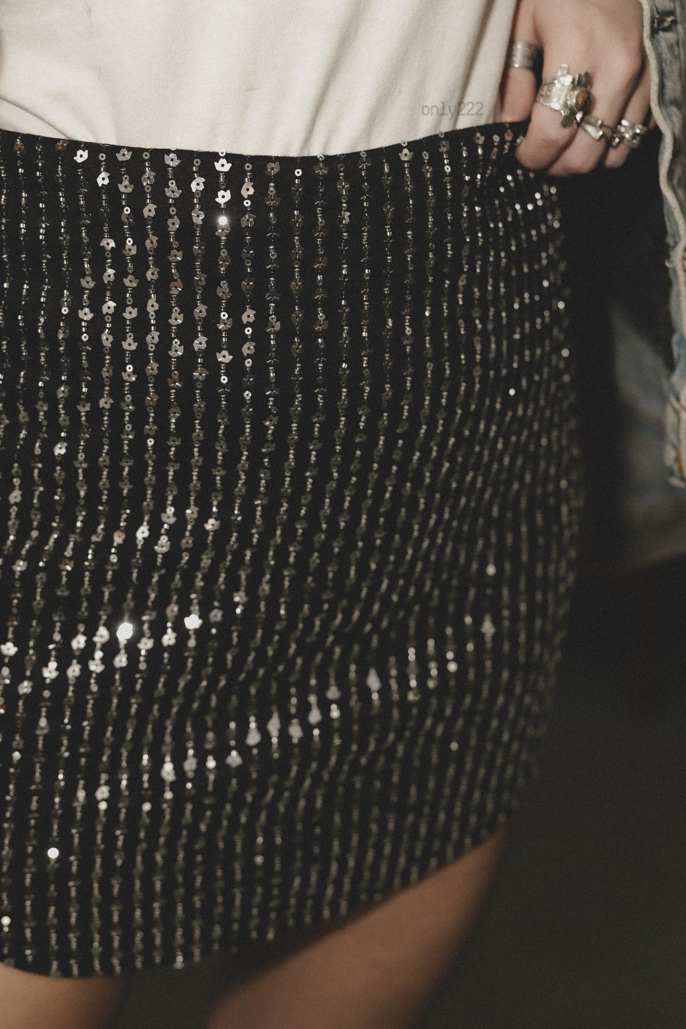 HOWDY SEQUINS SKORT