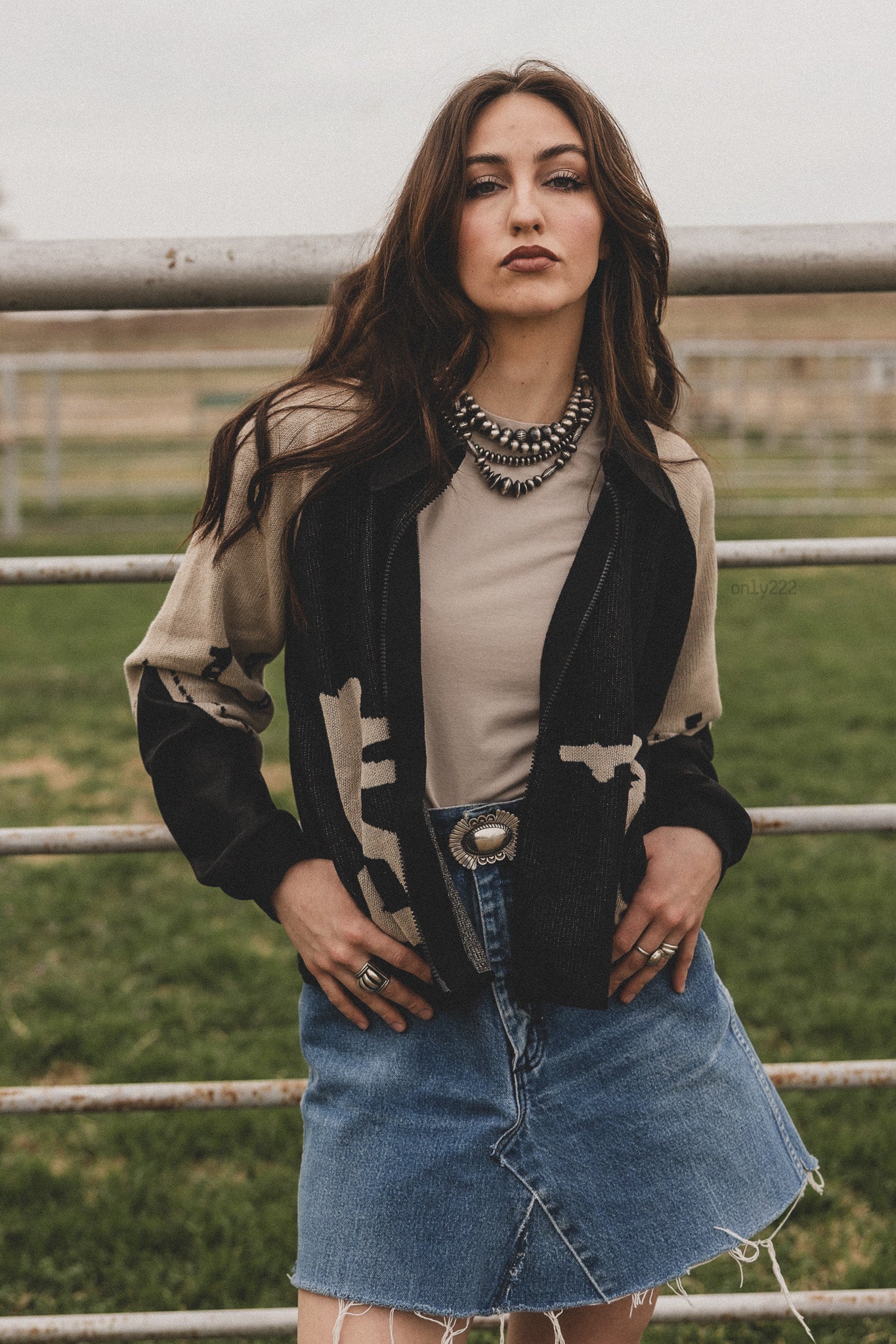 VTG.01  UPCYCLED Wrangler Denim Skirt