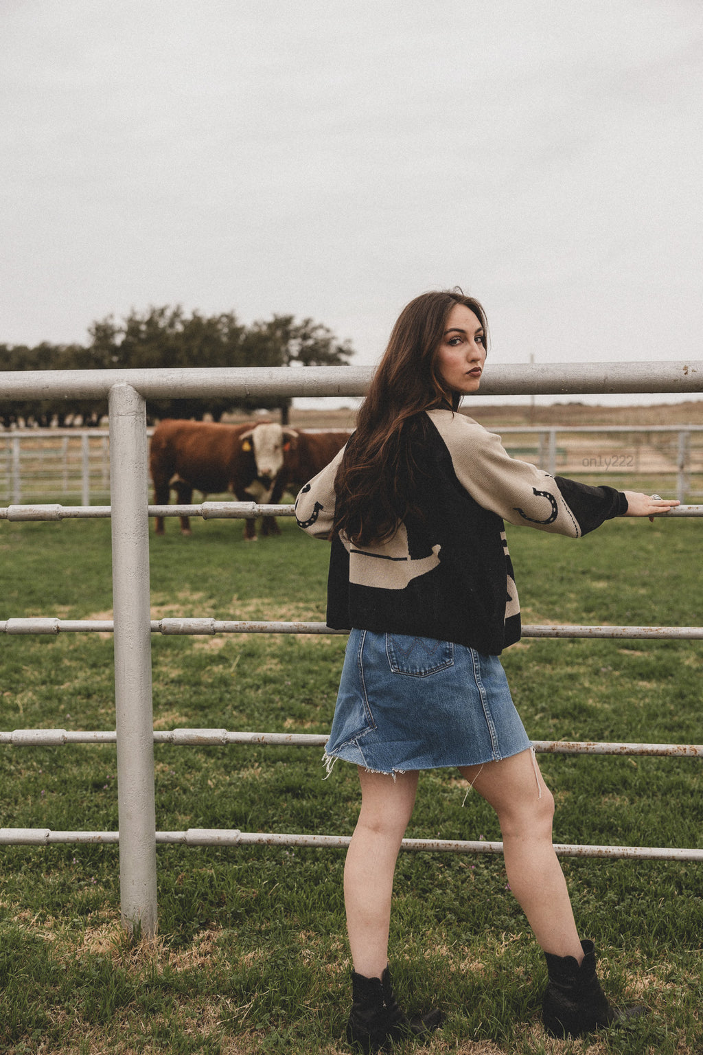 VTG.01  UPCYCLED Wrangler Denim Skirt