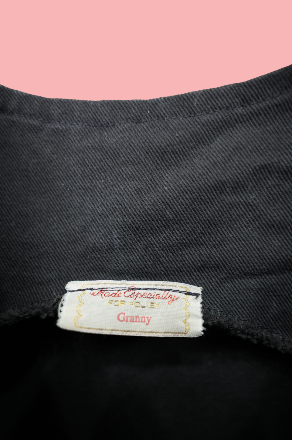 VTG.01 HANDMADE Blk Denim Jumper